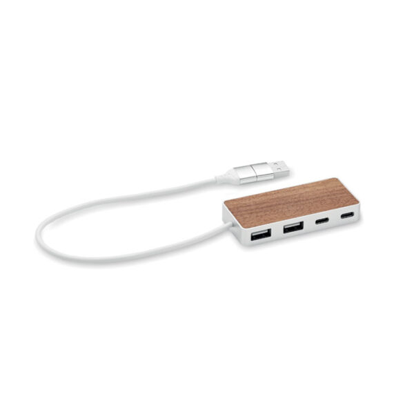 Hub usb 4 porte 27,5 cm
