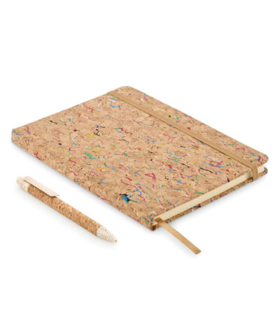 Notebook a5 in sughero colorato