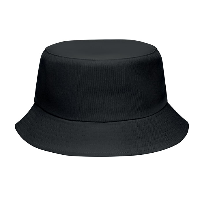 mo2437-03 Cappello in poliestere 150 gr - Nero - taglia Ø16x26x12cm