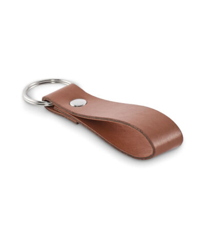 Portachiavi in pu - Marrone - taglia 10x2cm