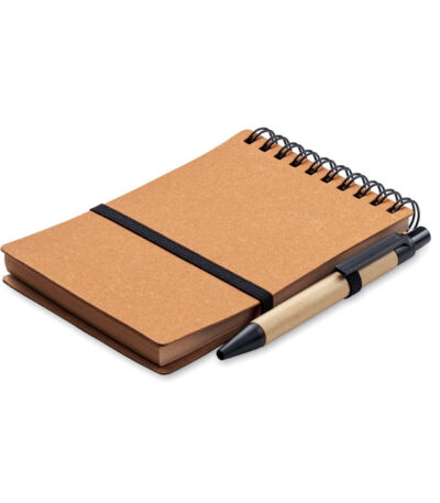 Notebook riciclato con penna a