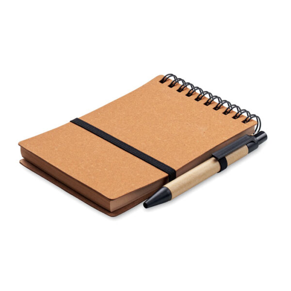 Notebook riciclato con penna a