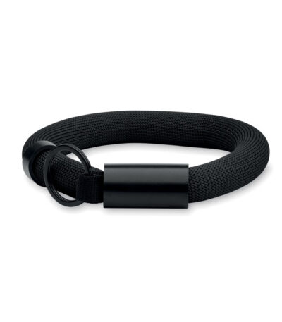 Braccialetto galleggiante e porta - Nero - taglia Ø10 cm
