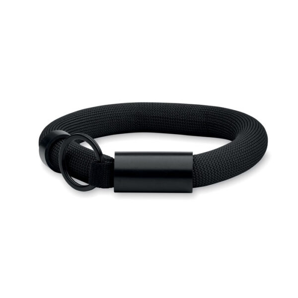 Braccialetto galleggiante e porta - Nero - taglia Ø10 cm