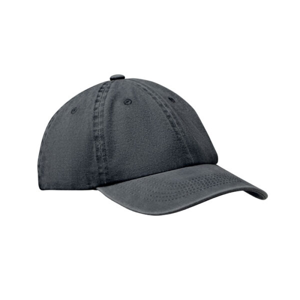Cappellino da baseball a 6 pann - Nero - taglia 21x16x11cm
