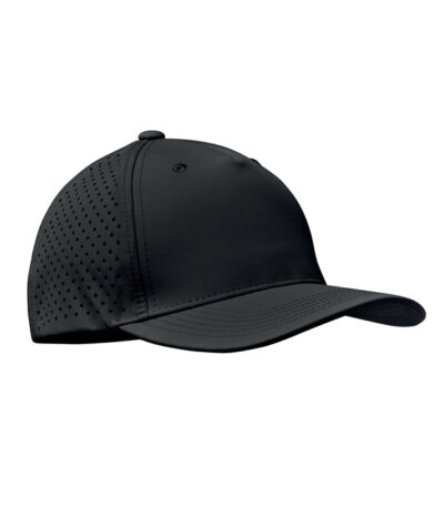 Cappellino da baseball a 5 pann - Nero - taglia 21x16x11cm