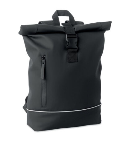 Zaino in pu rolltop per laptop