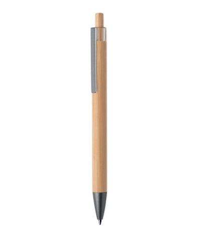 Penna a pulsante in bambù