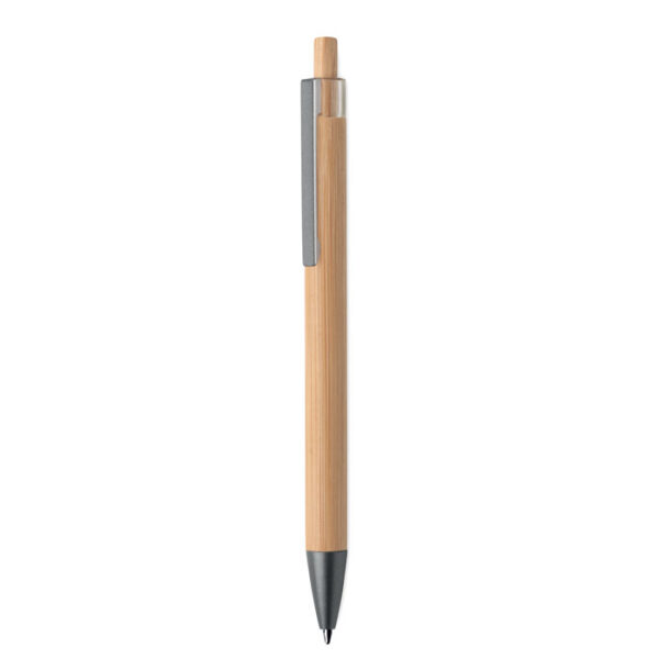 Penna a pulsante in bambù