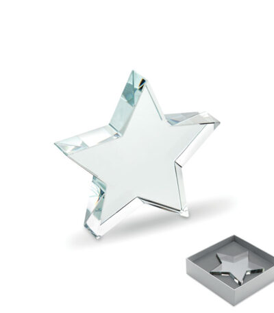 Premio stella in vetro