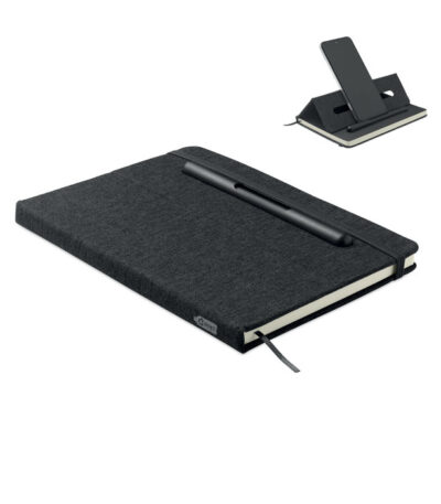 Notebook a5 con porta telefono