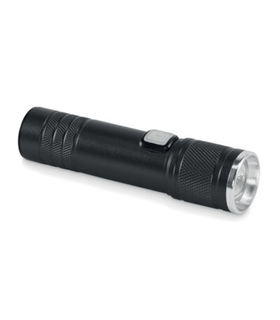 Torcia ricaricabile. luce cob