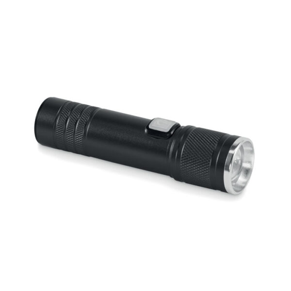 Torcia ricaricabile. luce cob