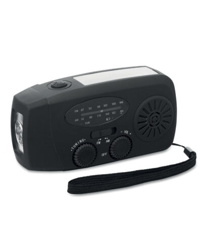 Radio portatile con torcia led