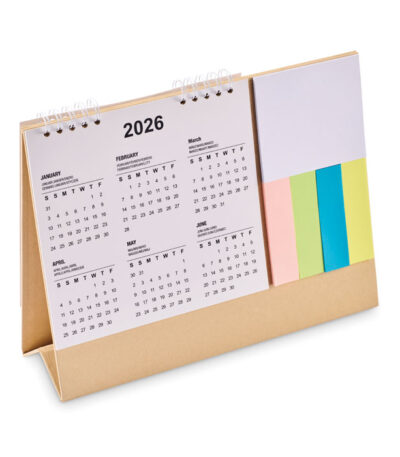 Calendario da tavolo con memopa