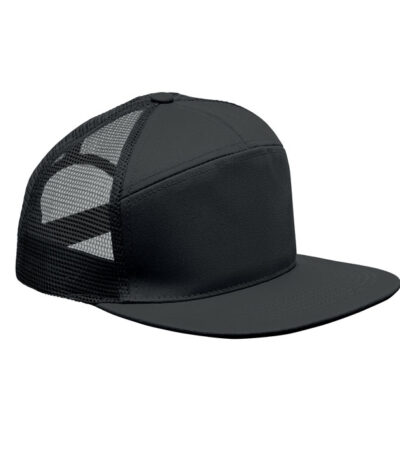 Cappellino 7 pannelli - Nero - taglia 22x16x11.5cm