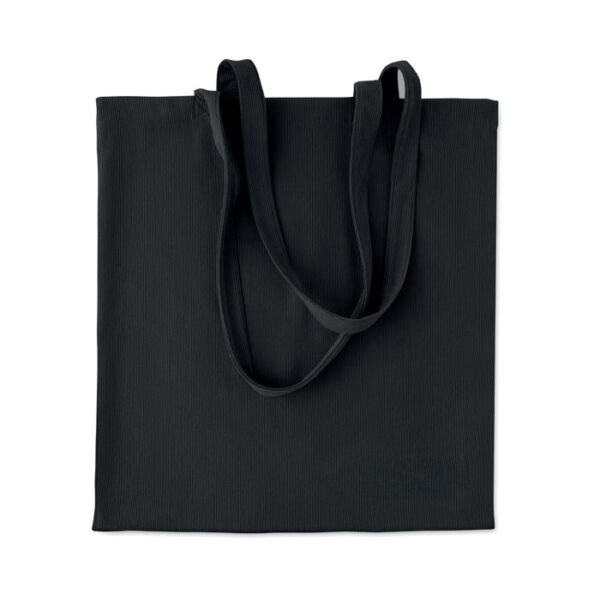 Shopper in velluto a coste