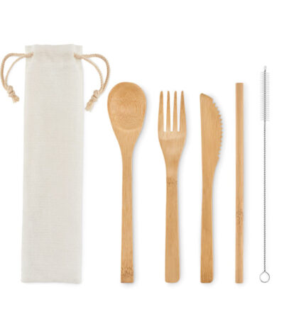 Set posate in bamboo