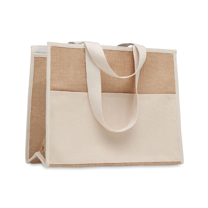 mo6160-13 Shopper in tela e juta
