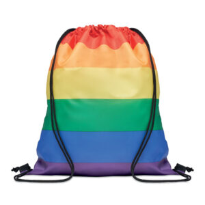 Sacca in rpet arcobaleno