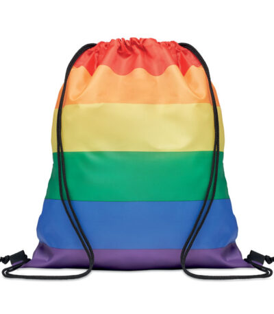 Sacca in rpet arcobaleno