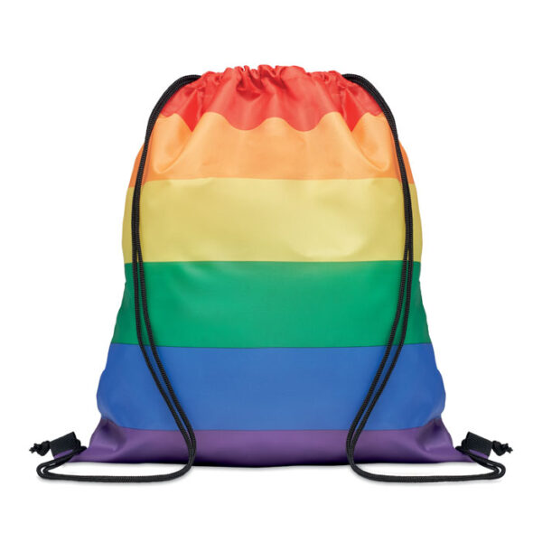 Sacca in rpet arcobaleno
