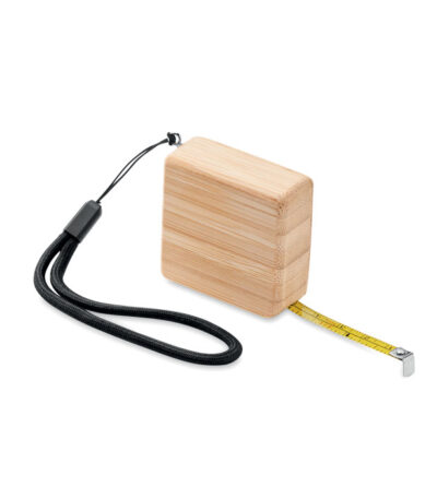 Metro retrattile in bamboo 1m