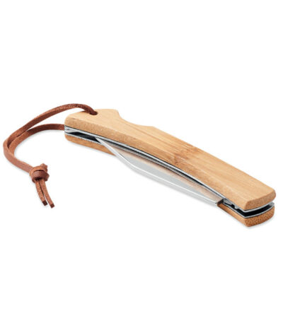 Coltello pieghevole in bamboo