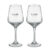 Set di 2 bicchieri da vino