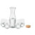 Set bicchieri e caraffa in vetr