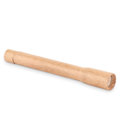 Torcia in legno con luce cob