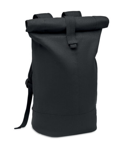 Zaino in tela lavata rolltop