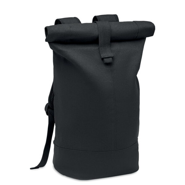 Zaino in tela lavata rolltop