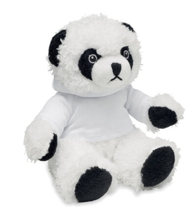 Peluche a forma di panda - Bianco - taglia 10x13x12cm