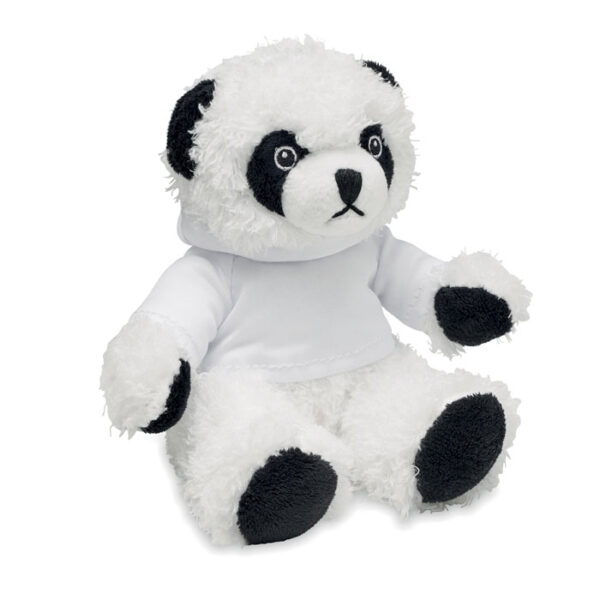Peluche a forma di panda - Bianco - taglia 10x13x12cm
