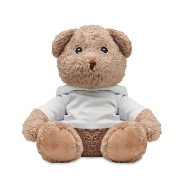 Peluche a forma di orsetto - Bianco - taglia 25x20x24cm