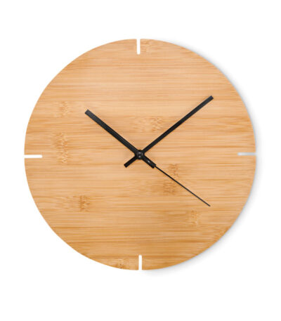 Orologio da parete in bamboo