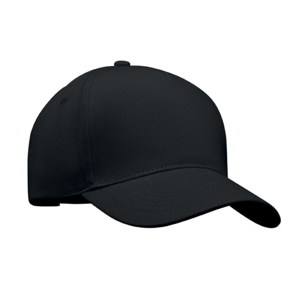 Cappellino 5 pannelli 260 gr - Nero - taglia 21x16x11cm