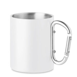 Tazza in metallo c/moschettone