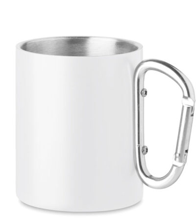 Tazza in metallo c/moschettone