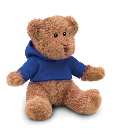 Orsetto di peluche - Blu - taglia 13x15 cm