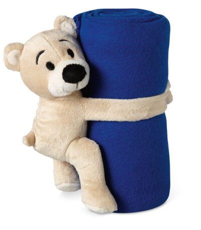 Coperta con peluche - Blu - taglia 120x80 cm