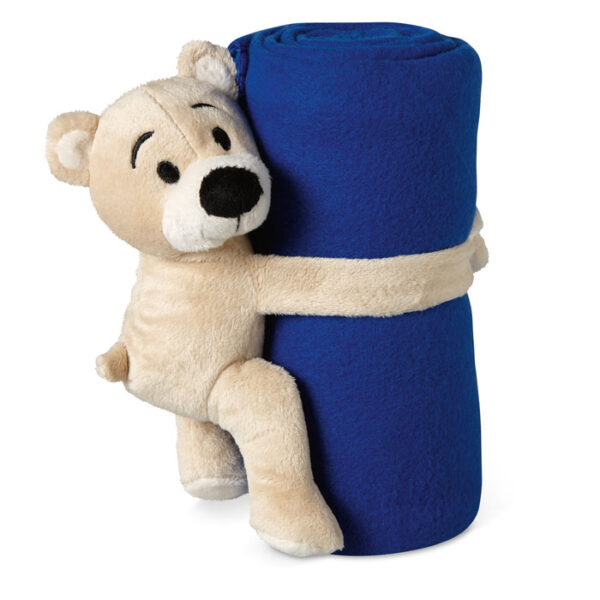 Coperta con peluche - Blu - taglia 120x80 cm