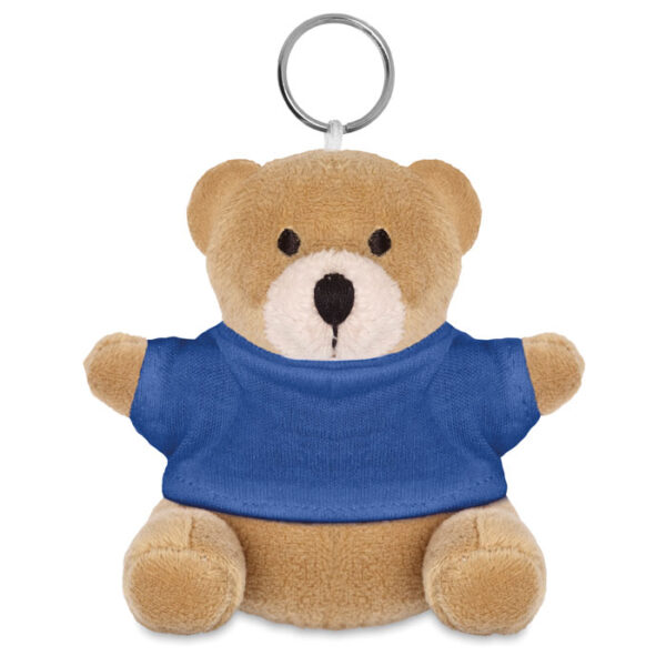 Orsetto peluche con portachiav - Blu - taglia 5x9 cm