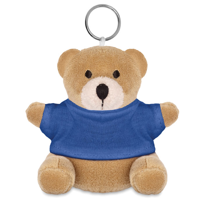 mo8253-04 Orsetto peluche con portachiav - Blu - taglia 5x9 cm