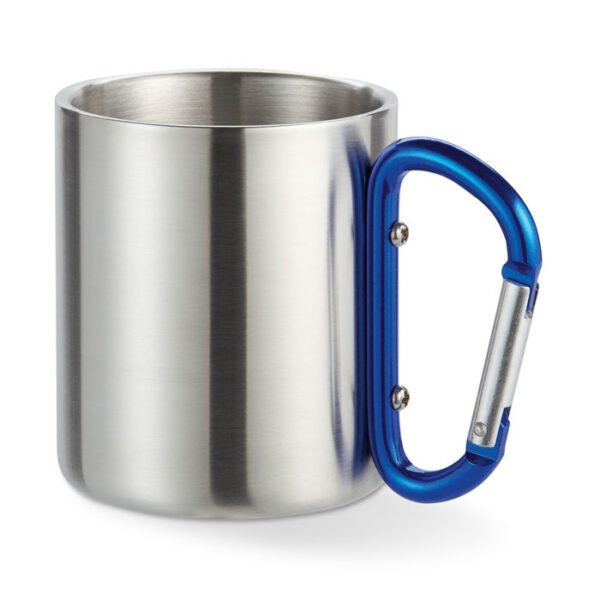 Tazza in metallo c/moschettone