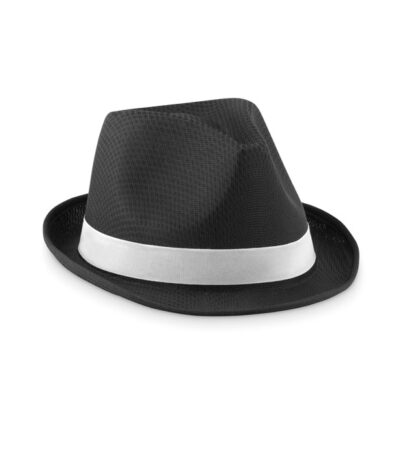 Cappello poliestere colorato - Nero - taglia Ø27x11cm