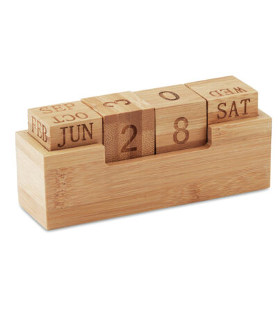 Calendario in bamboo