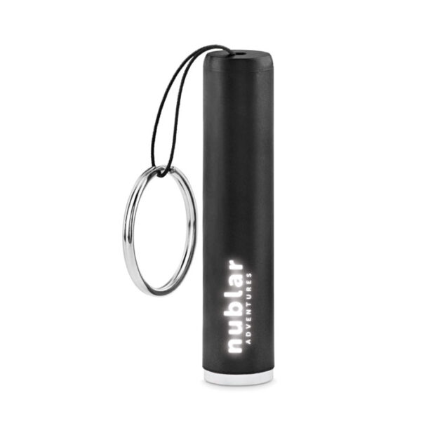 Torcia a led in plastica - Nero - taglia Ø1,3x6,5 cm