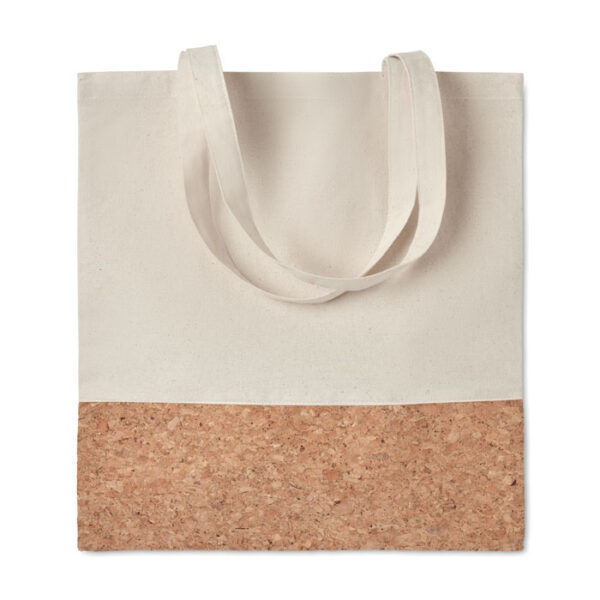 Shopper c/dettagli in sughero